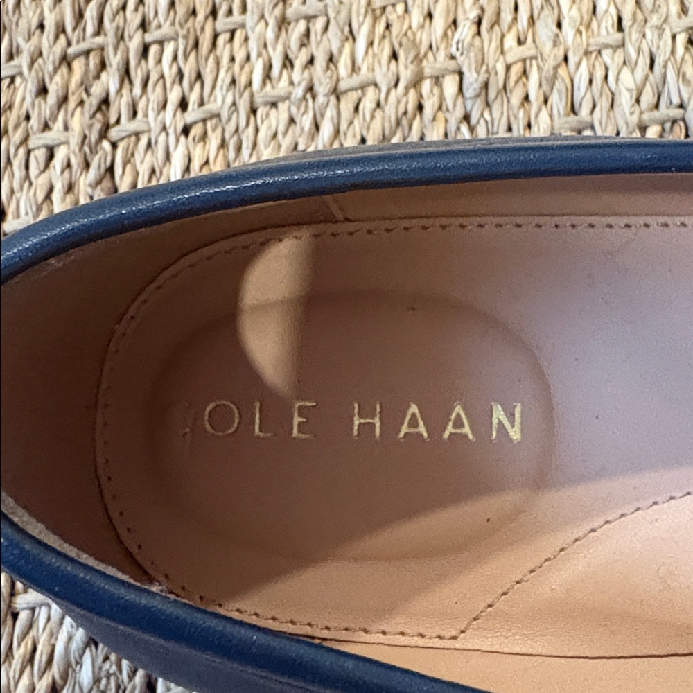 Cole Haan Women Dark Blue Loafers - Picture 6 of 9